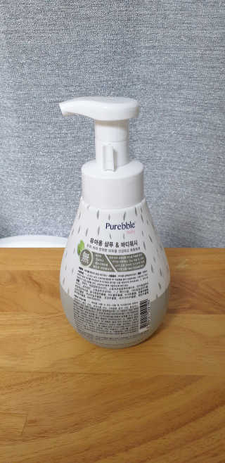 Purebble [퓨어블] 베이비 샴푸/바디워시 500ml — 5점을 준 리뷰어가 2020년 7월 올린 사용 사진