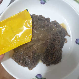[해주냉면] 신천맛집 매운 비빔냉면 2인분 + 무절임 — 5점을 준 리뷰어가 2020년 5월 올린 사용 사진