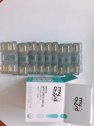 JW중외제약 마이코드 알티지 오메가3 1000 mg — 5점을 준 리뷰어가 2020년 7월 올린 사용 사진