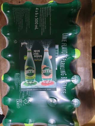 페리에 라임 500ml 투명페트 — 5점을 준 리뷰어가 2020년 11월 올린 사용 사진