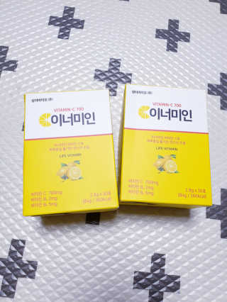 이너미인 VITAMIN-C 700 — 5점을 준 리뷰어가 2020년 8월 올린 사용 사진