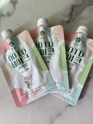 [꾸콤] 참참 OOTD쉐이크 담백한 일주일세트 50g x 5 — 5점을 준 리뷰어가 2020년 10월 올린 사용 사진