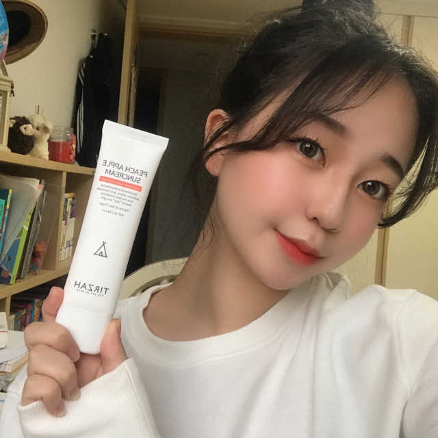 디르사 피치애플 선크림 50ml 리뷰 사진