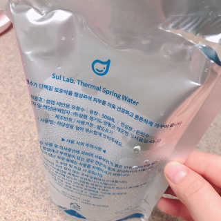 [설랩] 클렌징워터 세안수 500ml x 6팩 — 4점을 준 리뷰어가 2020년 8월 올린 사용 사진