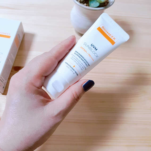 BIOMEEK UVM SUNBLOCK 리뷰 사진