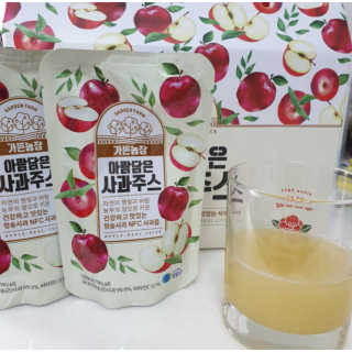 [가든농장]아람담은 사과주스 [가든농장] 아람담은 사과주스 120ml x 15포 — 5점을 준 리뷰어가 2020년 6월 올린 사용 사진