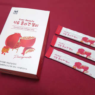365더건강 에버뷰티 석류콜라겐 젤리 — 5점을 준 리뷰어가 2020년 6월 올린 사용 사진