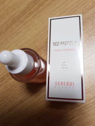 세렌디뷰티 레드 프로폴리스 트리플 앰플 — 5점을 준 리뷰어가 2020년 9월 올린 사용 사진