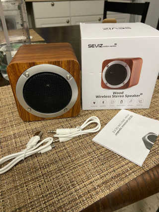 SEVIZ MINI10W 레트로 블루투스 스피커 — 5점을 준 리뷰어가 2020년 8월 올린 사용 사진