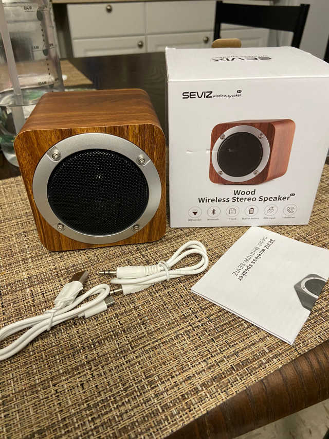 SEVIZ MINI10W 레트로 블루투스 스피커 리뷰 사진