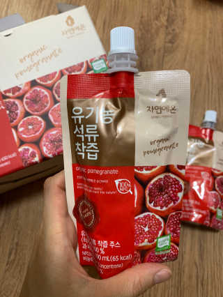 자연에온 유기농 석류 착즙 100mL 10개입 2BOX — 5점을 준 리뷰어가 2020년 11월 올린 사용 사진