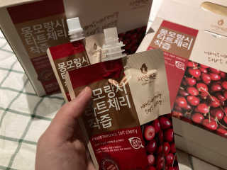 자연에온 몽모랑시 타트체리 착즙 100mL 10개입 2BOX — 5점을 준 리뷰어가 2020년 11월 올린 사용 사진
