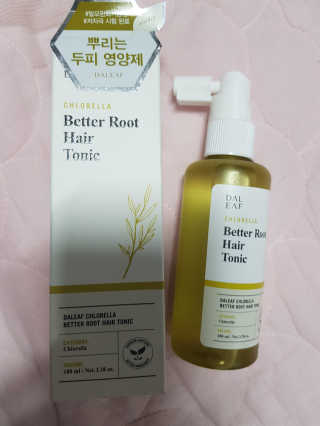 달리프 클로렐라 베러 루트 헤어토닉 100ml — 4점을 준 리뷰어가 2020년 4월 올린 사용 사진