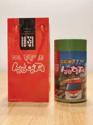 홍건강 띠띠뽀 튼튼키즈 삼형제 1~3단계 10g x 30포 — 4.5점을 준 리뷰어가 2020년 5월 올린 사용 사진