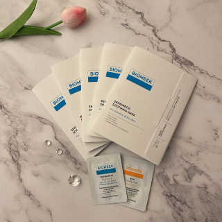 바이오믹 BIOMEEK SENSIMETIC SOOTHING MASK.S — 5점을 준 리뷰어가 2020년 6월 올린 사용 사진