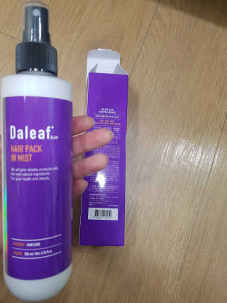 달리프 글램 헤어팩 인미스트 200ml — 4점을 준 리뷰어가 2020년 4월 올린 사용 사진