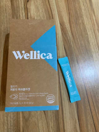 웰리카 저분자 피쉬 콜라겐 — 5점을 준 리뷰어가 2020년 12월 올린 사용 사진