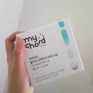 JW중외제약 마이코드 알티지 오메가3 1000 mg — 5점을 준 리뷰어가 2020년 8월 올린 사용 사진