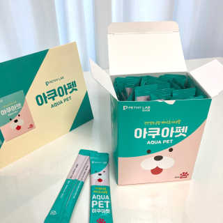 펫시랩 반려견용 액상 프리바이오틱스 아쿠아펫 — 5점을 준 리뷰어가 2020년 12월 올린 사용 사진