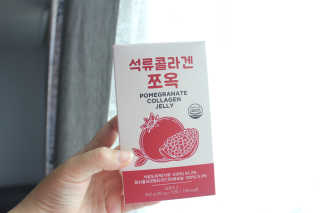 조은약초 석류콜라겐 석류즙 석류쪼옥 젤리 스틱 15포 x 20g — 5점을 준 리뷰어가 2020년 8월 올린 사용 사진
