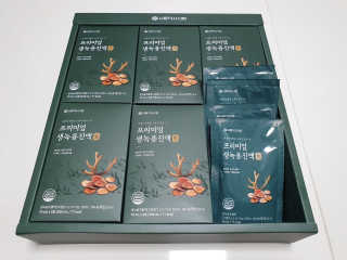 서울약사신협 약사신협_생녹용 진액_70ml x 30포 — 5점을 준 리뷰어가 2020년 10월 올린 사용 사진