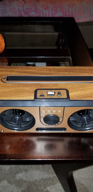 SEVIZ RETRO20W 레트로 블루투스 스피커 — 5점을 준 리뷰어가 2020년 9월 올린 사용 사진
