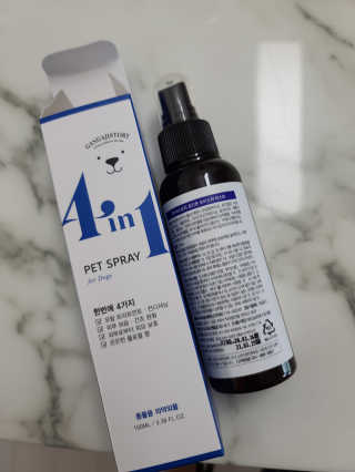 강아지스토리 포인원 모이스처 미스트 100ml — 4점을 준 리뷰어가 2020년 6월 올린 사용 사진