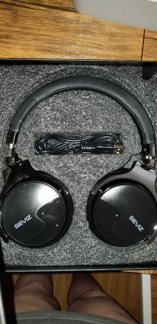 SEVIZ Bluetooth Headphones 10 3color — 5점을 준 리뷰어가 2020년 8월 올린 사용 사진
