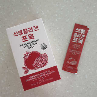 조은약초 석류콜라겐 석류즙 석류쪼옥 젤리 스틱 15포 x 20g — 5점을 준 리뷰어가 2020년 9월 올린 사용 사진