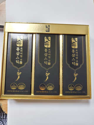 헬스업_천명진프리미엄홍삼스틱_10ml x 30포 — 5점을 준 리뷰어가 2020년 9월 올린 사용 사진