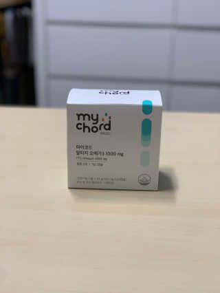 JW중외제약 마이코드 알티지 오메가3 1000 mg — 5점을 준 리뷰어가 2020년 9월 올린 사용 사진