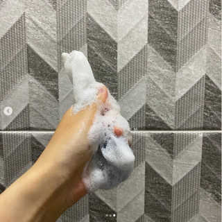 알게마린 해피피치 샤워젤 — 3점을 준 리뷰어가 2020년 7월 올린 사용 사진