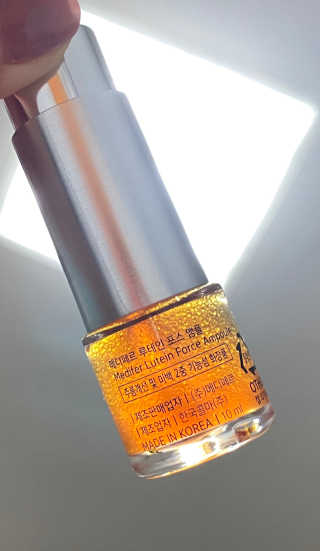 메디페르 [ 1+1 ] 루테인앰플세트 1개 + 루테인크림 50ml 1개 — 5점을 준 리뷰어가 2020년 9월 올린 사용 사진