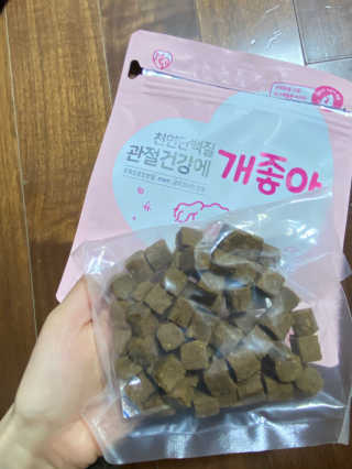 My Pet Care 천연단백질 관절건강에 개좋아 — 5점을 준 리뷰어가 2020년 12월 올린 사용 사진