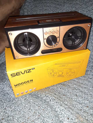 SEVIZ RETRO20W 레트로 블루투스 스피커 — 5점을 준 리뷰어가 2020년 10월 올린 사용 사진