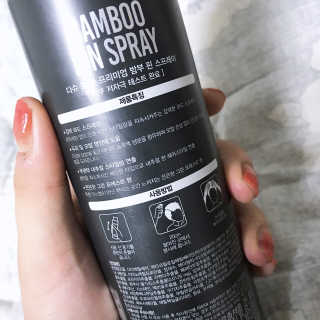 다슈코리아 다슈 포 맨 프리미엄 밤부 핀 스프레이 300ml — 5점을 준 리뷰어가 2020년 8월 올린 사용 사진