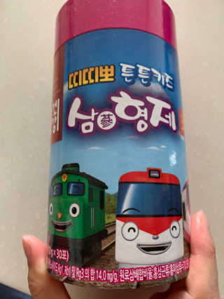 홍건강 띠띠뽀 튼튼키즈 삼형제 1~3단계 10g x 30포 — 5점을 준 리뷰어가 2020년 5월 올린 사용 사진