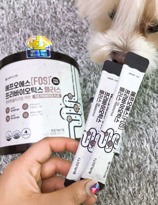 서울약사신협_FOS프리바이오틱스플러스쿠앤크_5gX100포 — 5점을 준 리뷰어가 2020년 5월 올린 사용 사진