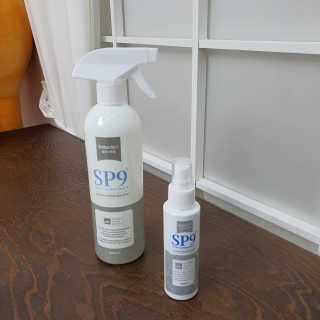 SP9 스프레이형 프리미엄 살균소독제 500ml+100ml — 5점을 준 리뷰어가 2020년 11월 올린 사용 사진