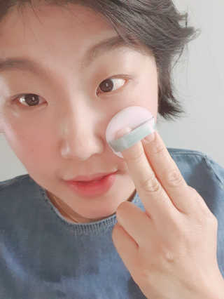 본다움 빠이빠이 세범 파우더 — 5점을 준 리뷰어가 2020년 7월 올린 사용 사진