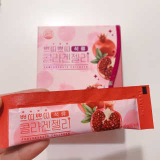 헬스업_쁘띠쁘띠석류콜라겐젤리_20g x 14포 — 5점을 준 리뷰어가 2020년 9월 올린 사용 사진