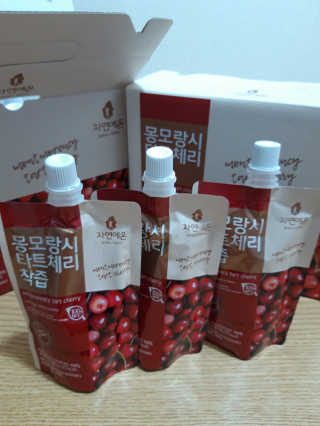 자연에온 몽모랑시 타트체리 착즙 100mL 10개입 2BOX — 5점을 준 리뷰어가 2020년 9월 올린 사용 사진