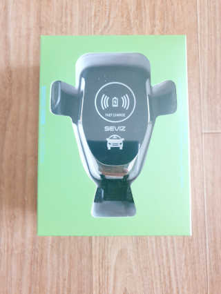 세비즈 차량용 스마트폰 무선충전기 CR8 — 4점을 준 리뷰어가 2020년 5월 올린 사용 사진