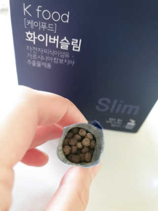 똥기사의 케이푸드 화이버슬림 — 5점을 준 리뷰어가 2020년 7월 올린 사용 사진