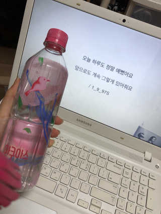 아쿠아스 플레이버워터 ★[아쿠아스] 복숭아 플레이버워터 1BOX 20개입★ — 5점을 준 리뷰어가 2020년 5월 올린 사용 사진