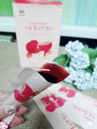 365더건강 에버뷰티 석류콜라겐 젤리 — 5점을 준 리뷰어가 2020년 8월 올린 사용 사진