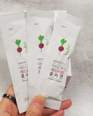 유유네이처 머빈스 젤리 레드비트 콜라겐 — 5점을 준 리뷰어가 2020년 4월 올린 사용 사진
