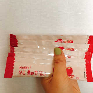 365더건강 에버뷰티 석류콜라겐 젤리 — 5점을 준 리뷰어가 2020년 6월 올린 사용 사진