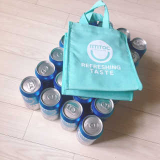 일화 아임톡 탄산수 355mlX24캔 + 보냉팩 증정이벤트 — 5점을 준 리뷰어가 2020년 5월 올린 사용 사진