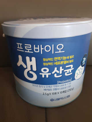 서울약사신협_프로바이오생유산균_2.5G x 100포 — 5점을 준 리뷰어가 2020년 10월 올린 사용 사진